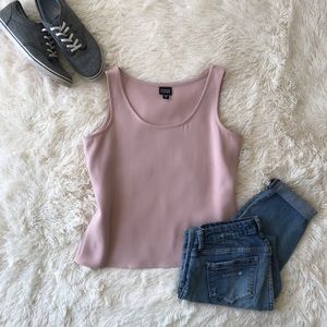Eileen Fisher blush pink, silk tank top